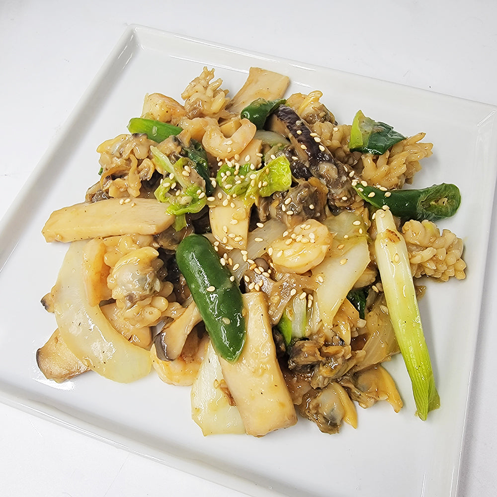 Haemul-bokkeum (Korean special stir-fried seafood) – packaged for delivery | Banchan365