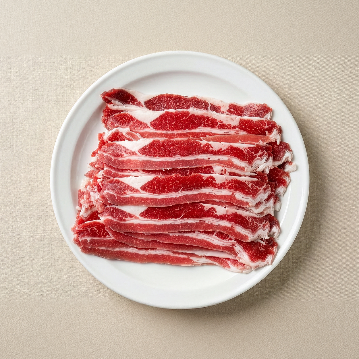 Angus beef short plate (uan-batsal) – 1 lb premium cut | Banchan365