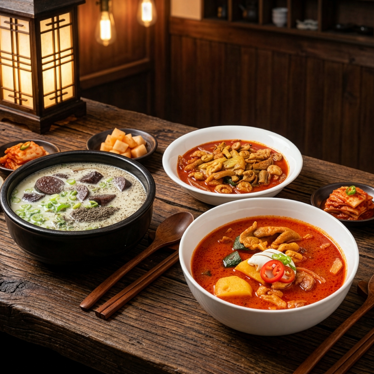 Korean Chaser Soups 3 Types Set