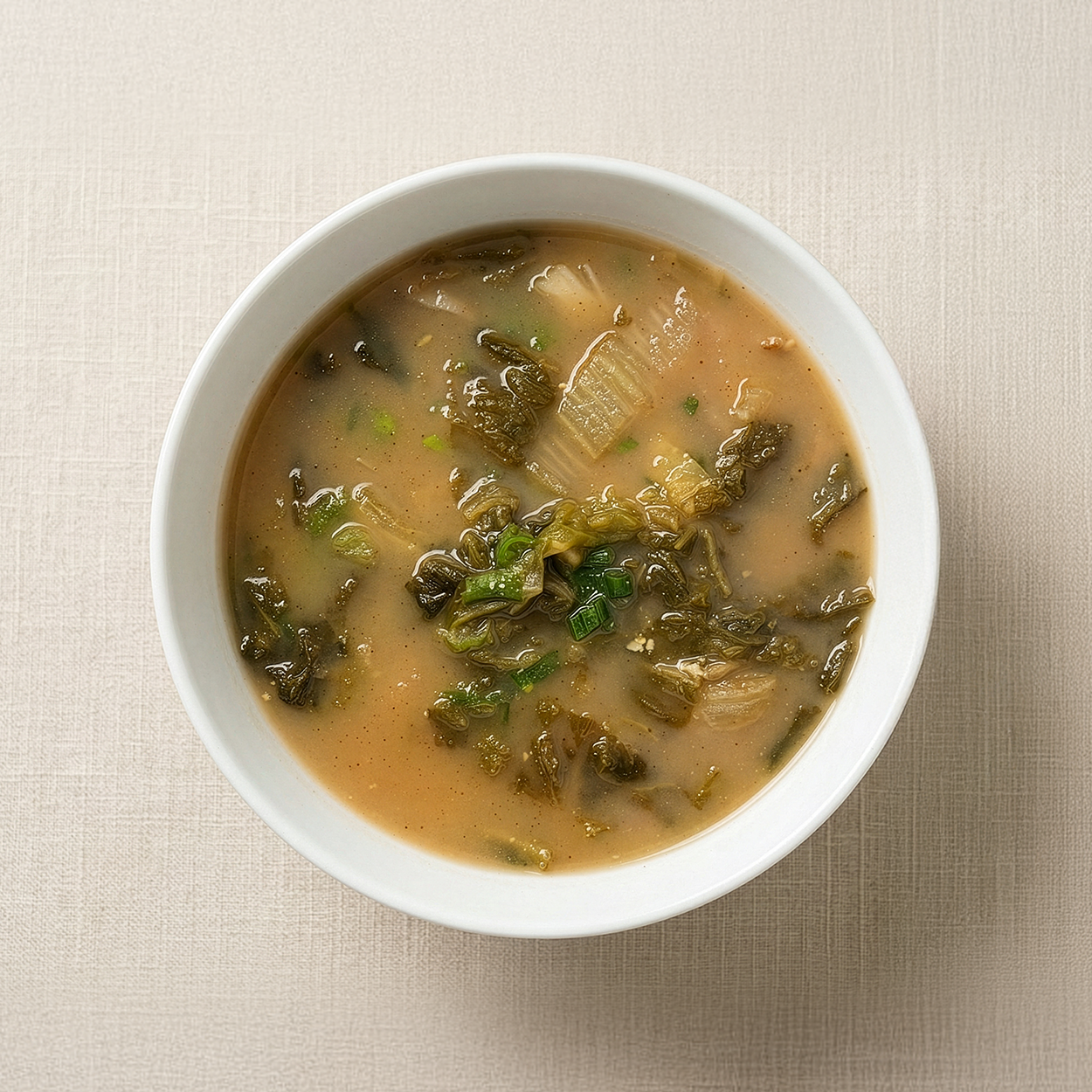 Ugeoji doenjang-guk (Korean dried cabbage soybean paste soup) | Banchan365