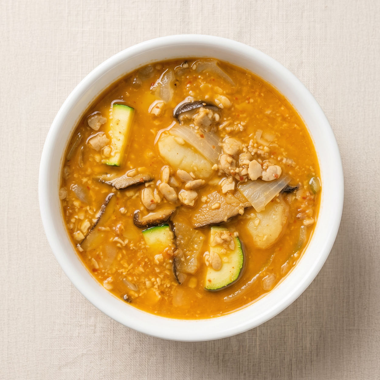 Cheonggukjang-jjigae (Korean fermented soybean stew, countryside style) | Banchan365