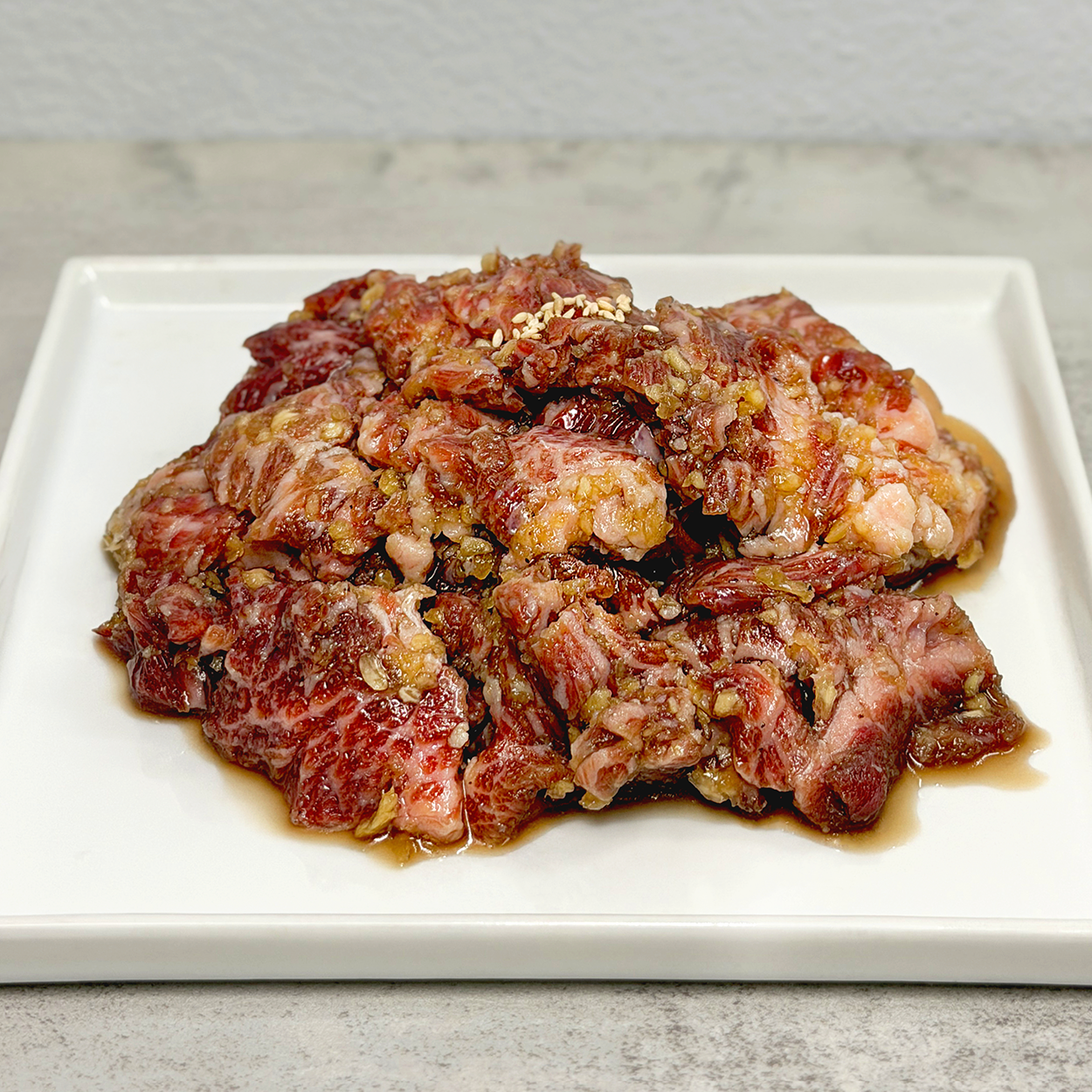 Yangnyeom jumulleok (Korean marinated prime short rib) – 1 lb – packaged for delivery | Banchan365