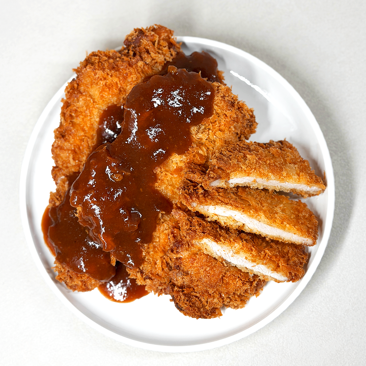 Thick House made Pork Katsu & Sauce