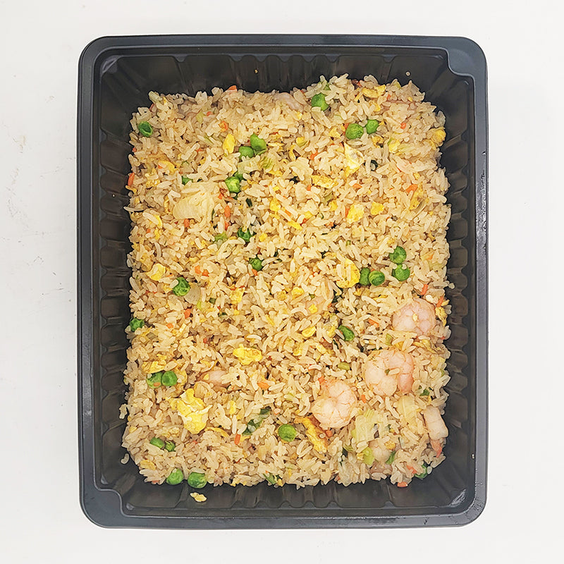 Saeu yachae-bokkeumbap (Korean shrimp vegetable fried rice) – packaged for delivery | Banchan365