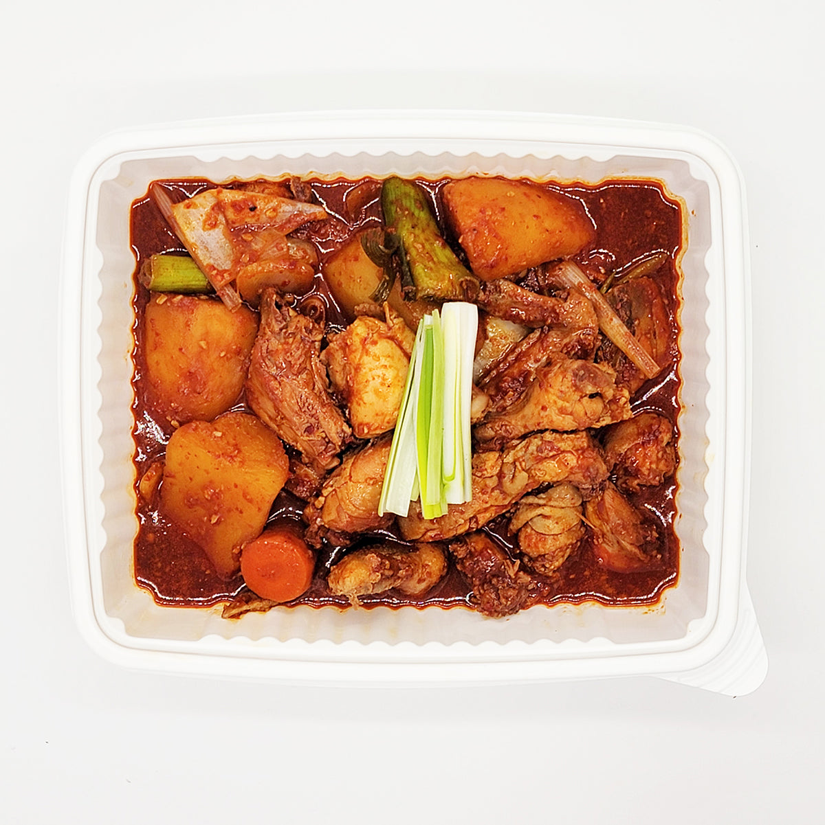 Dakbokkeumtang (Korean spicy braised chicken stew) – detail view (image 5) | Banchan365