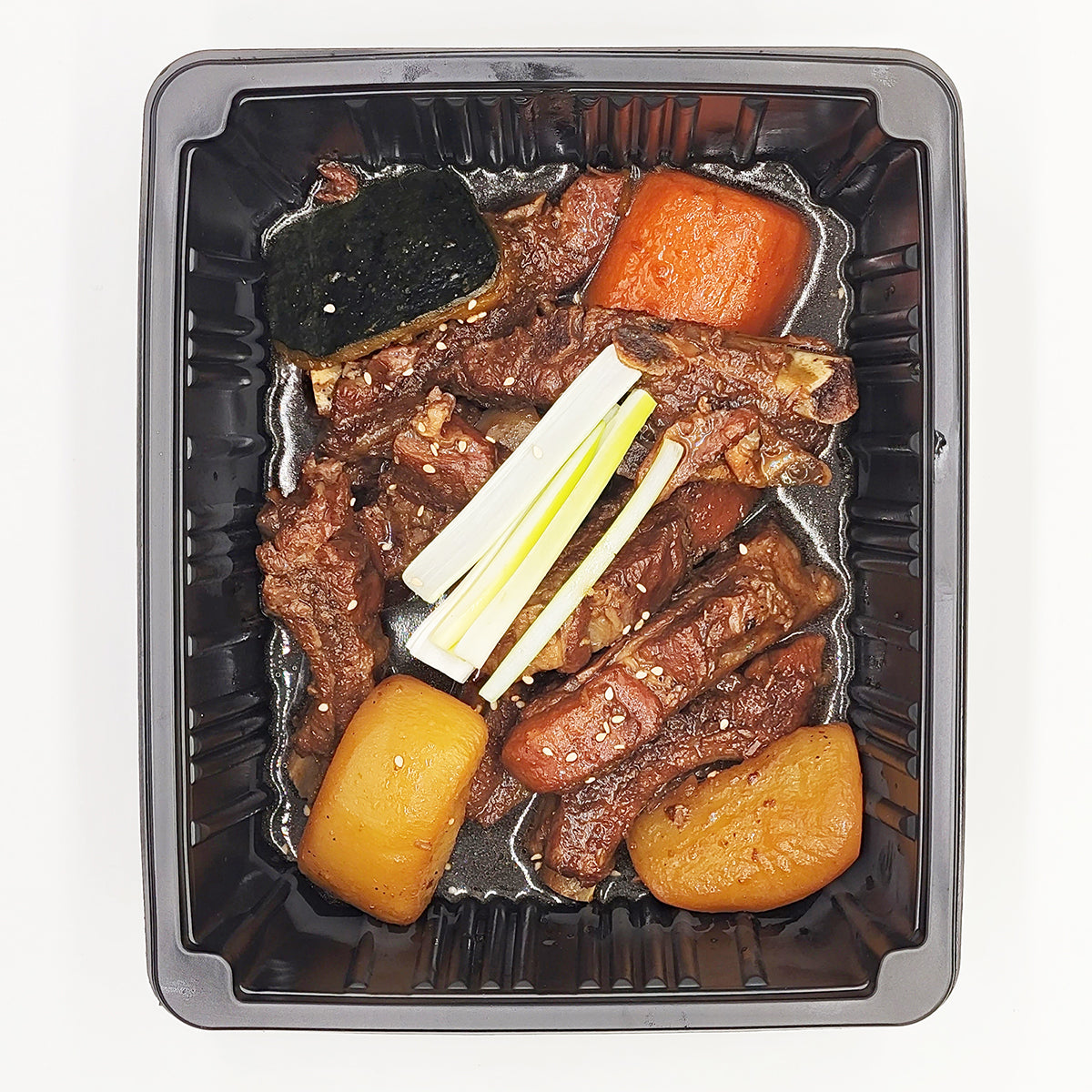 Ganjang dwaeji-galbi-jjim (Korean soy-braised pork ribs) – packaged for delivery | Banchan365