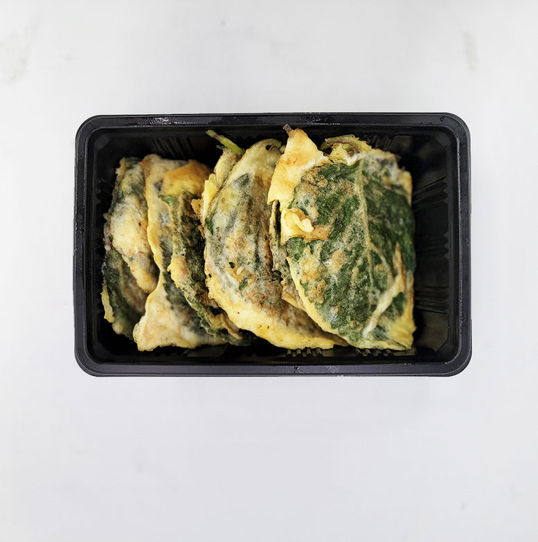 Kkaennip-jeon (Korean stuffed perilla leaf pancake) – packaged for delivery | Banchan365