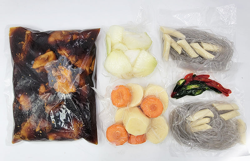 Andong jjimdak (Korean braised soy chicken, Andong style) – sweet and savory – packaged for delivery | Banchan365