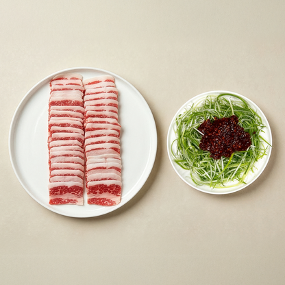 Angus chadolbaegi (Korean-style sliced beef brisket) – 1 lb – detail view (image 5) | Banchan365