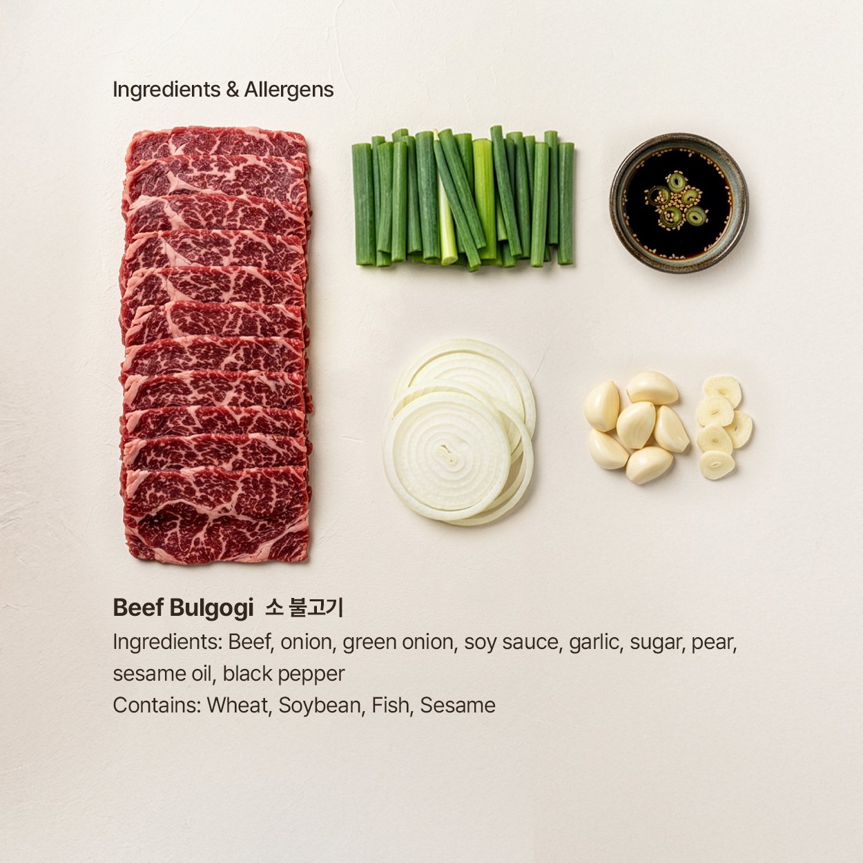 Bulgogi – Marinated Grilled Beef (1.5LB · Ready to Cook)