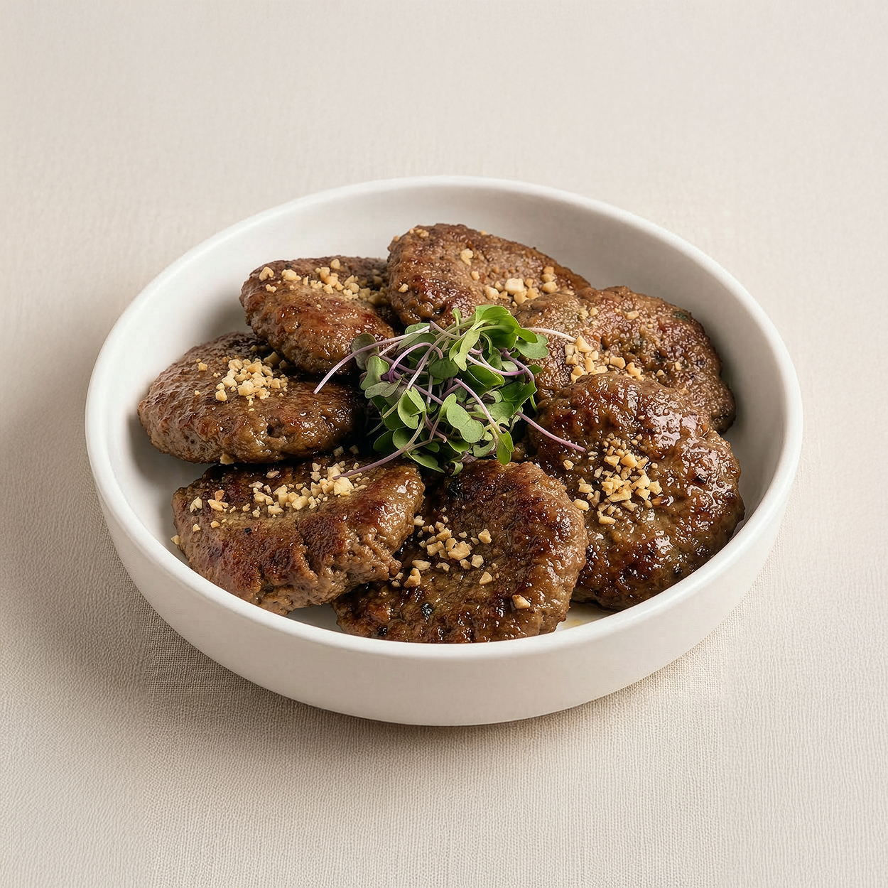 Serving details for Songjeong-style Korean beef and pork tteokgalbi | Banchan365