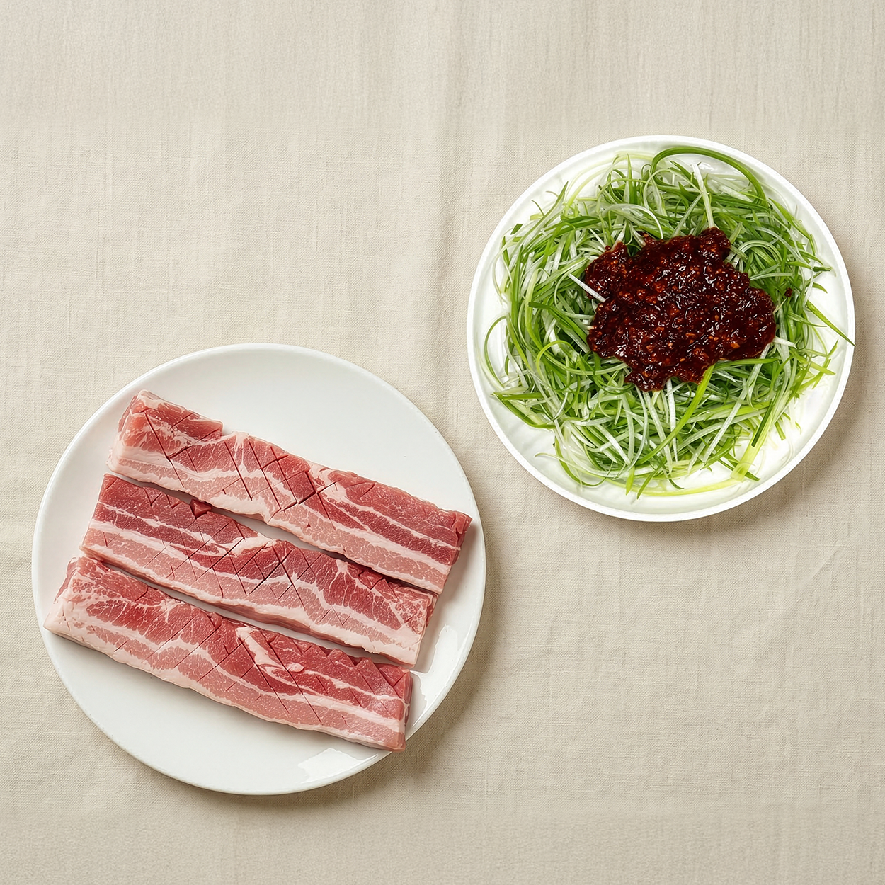 Berkshire samgyeopsal (Korean knife-cut pork belly) – 1.5 lb thick cut – detail view (image 6) | Banchan365