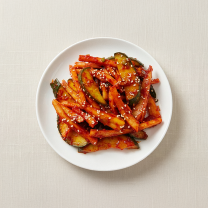 Oi doraji-muchim (Korean cucumber and balloon flower root salad) – small family size | Banchan365