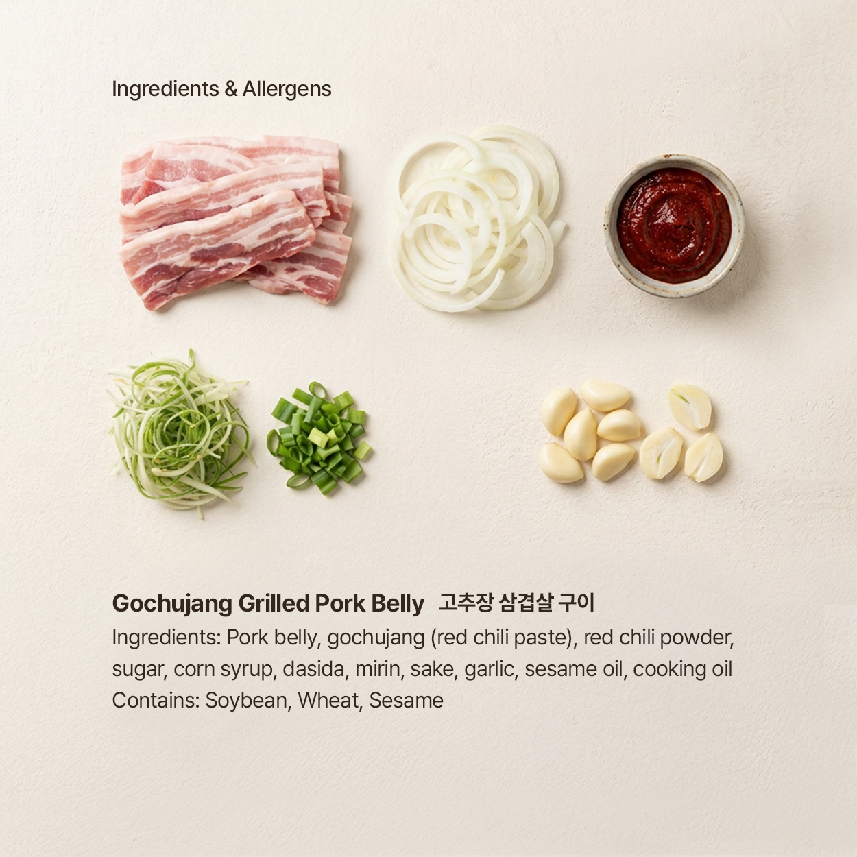 Gochujang Samgyeopsal – Grilled Pork Belly
