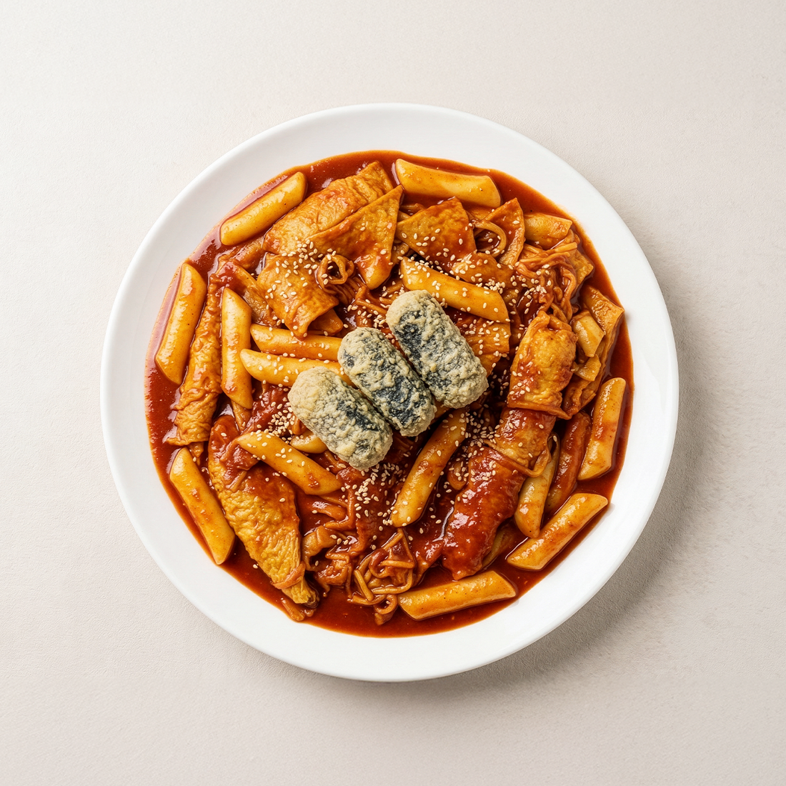 Gwangjang market muchae tteokbokki (Korean radish rice cake stir-fry, Gwangjang market style) | Banchan365