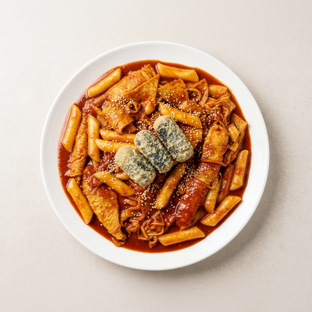 Tteokbokki – Korean spicy rice cakes with radish, Gwangjang Market style | Banchan365