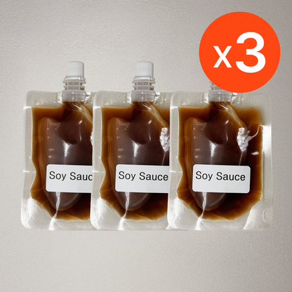 Close-up view of Sweet and tangy soy sauce – housemade | Banchan365