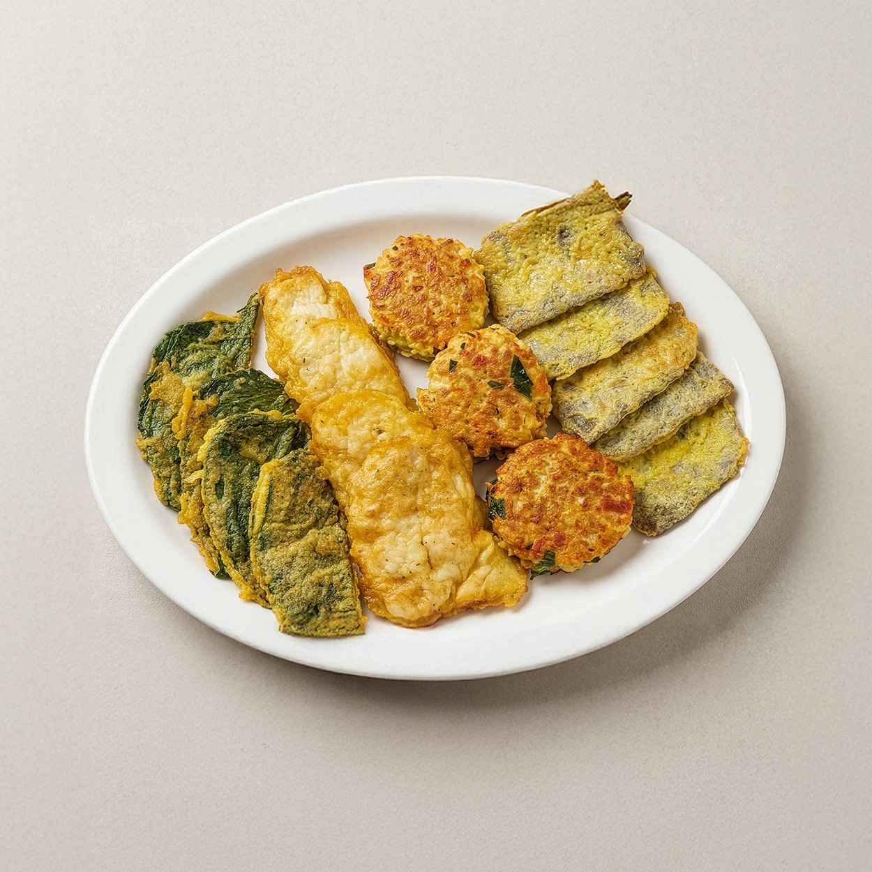 Korean assorted pancake set (jeon) – 4 varieties handmade | Banchan365