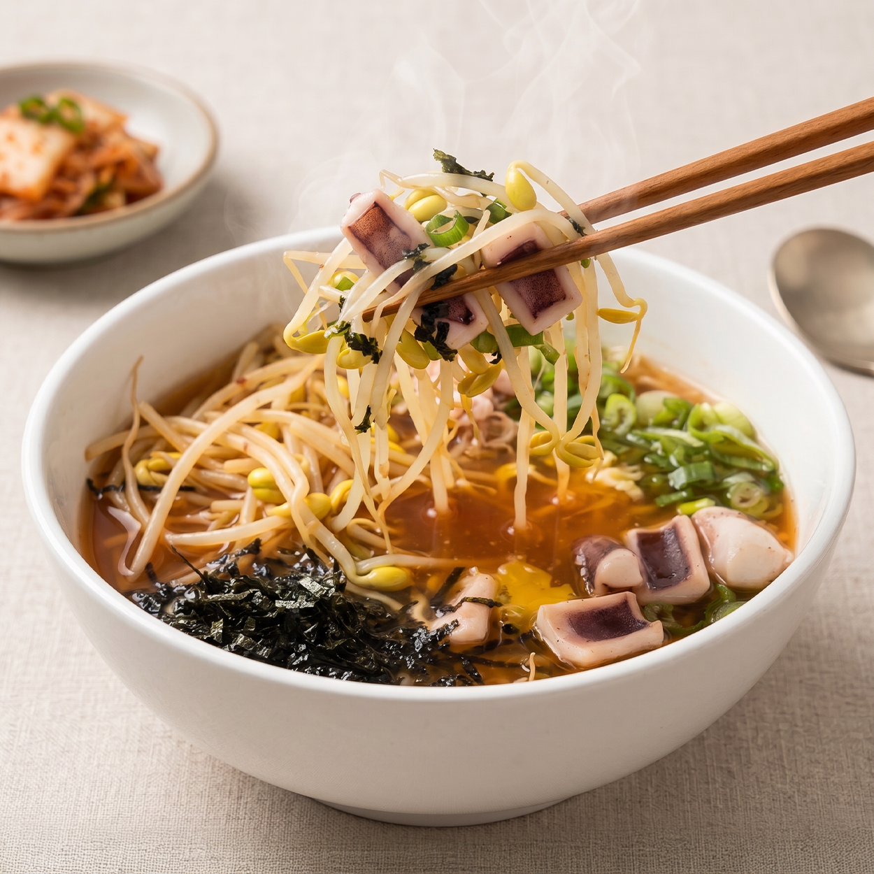 Jeonju kongnamul-gukbap (Korean bean sprout rice soup, Jeonju style) | Banchan365