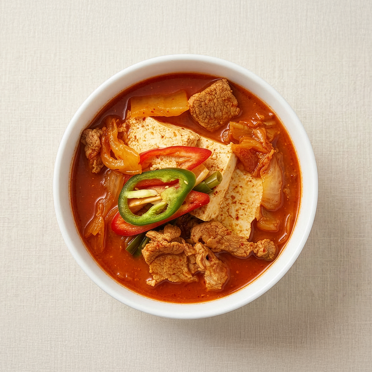 Kimchi-jjigae (Korean kimchi pork belly stew, taxi driver style) – 2 servings | Banchan365