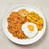 Close-up view of Korean kimchi Spam fried rice frozen lunchbox | Banchan365