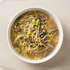 Overhead view of Korean beef and soybean sprout soup | Banchan365