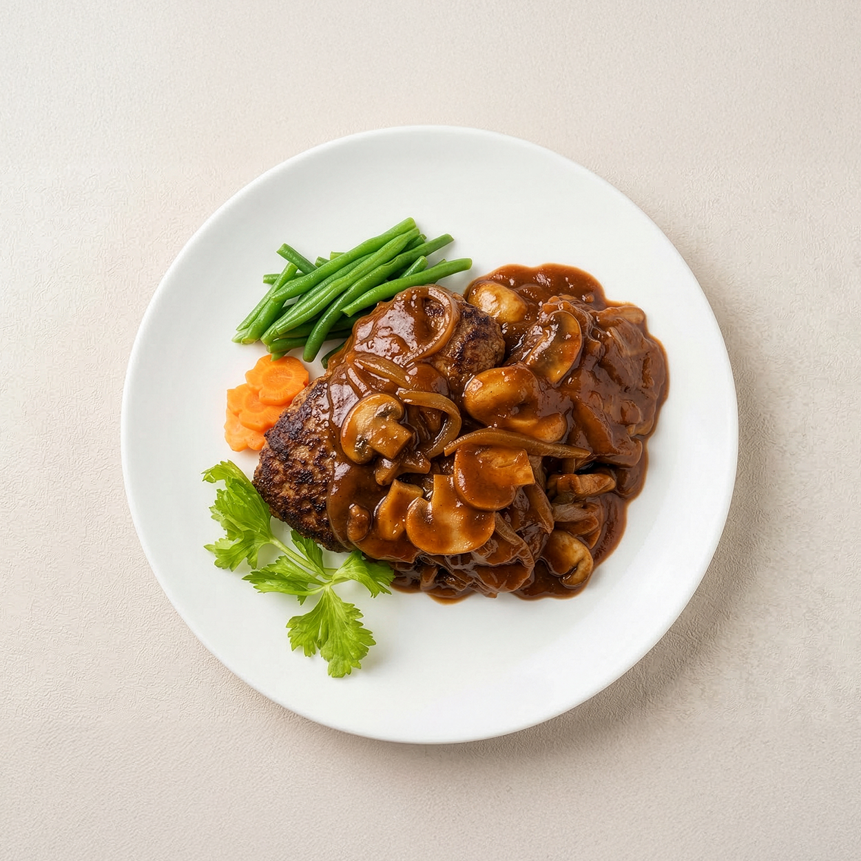 Hambak-seuteikeu (Korean-style hamburger steak) – housemade | Banchan365