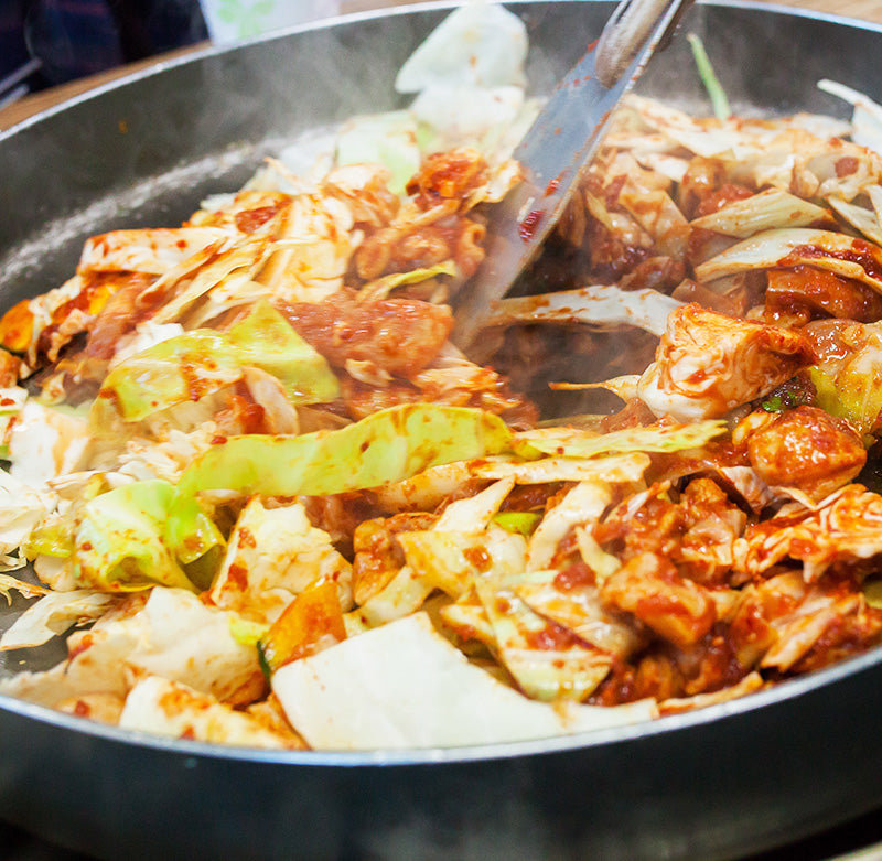 Chuncheon dakgalbi (Korean spicy stir-fried chicken, Chuncheon style) – packaged for delivery | Banchan365