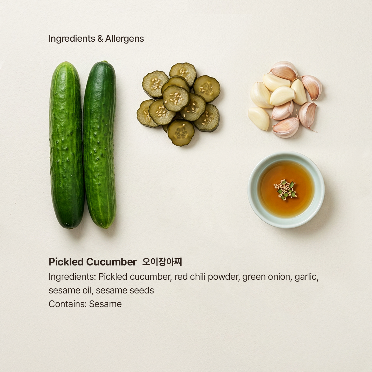 Oiji – Pickled Cucumber