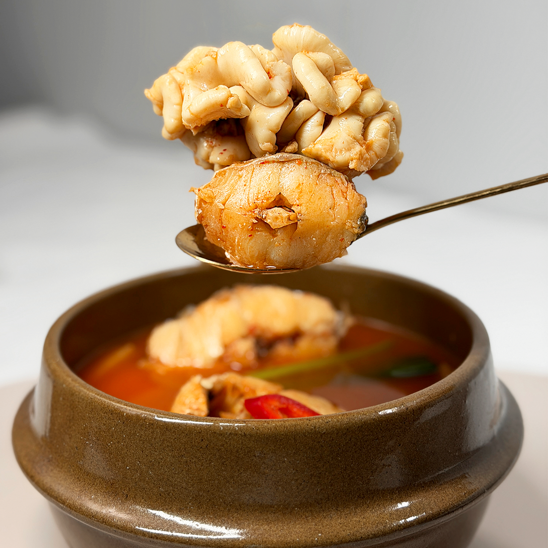 Pollock Stew with Fish Roe