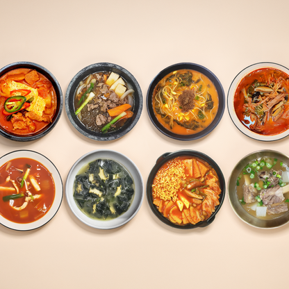 Premium Korean Soup 8-Pack Set