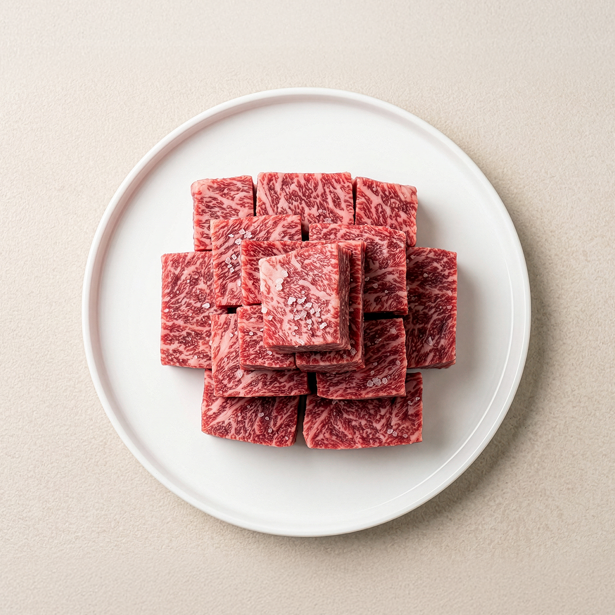 Cubed prime short rib (kkakdugi kkotsal) – 1 lb premium cut | Banchan365