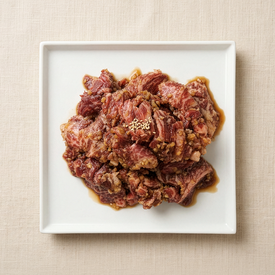 Yangnyeom jumulleok (Korean marinated prime short rib) – 1 lb | Banchan365