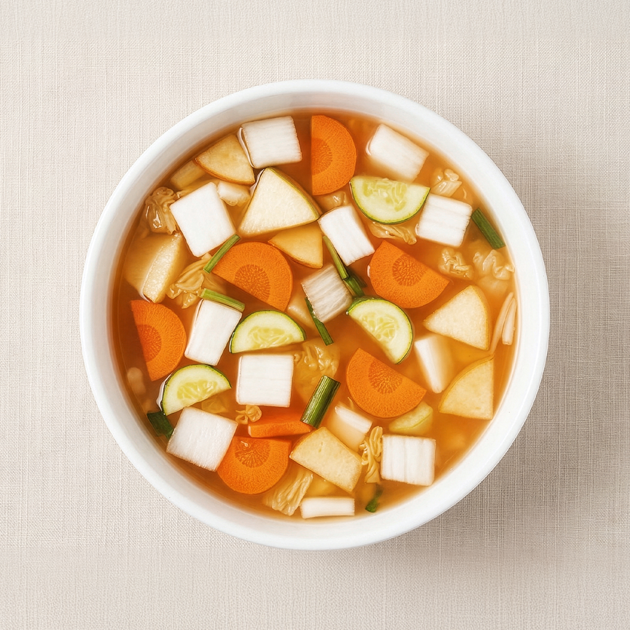 Nabak-kimchi (Korean watery radish kimchi) | Banchan365