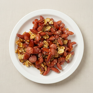 Soseji-bokkeum – Sausage & Almond Stir-Fry