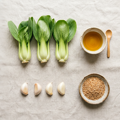 Cheonggyeongchae-muchim (Korean seasoned bok choy) | Banchan365