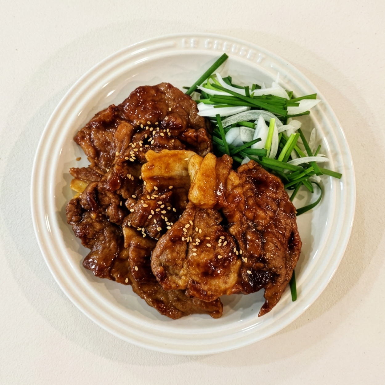 Soy-glazed grilled pork neck – Korean BBQ style | Banchan365