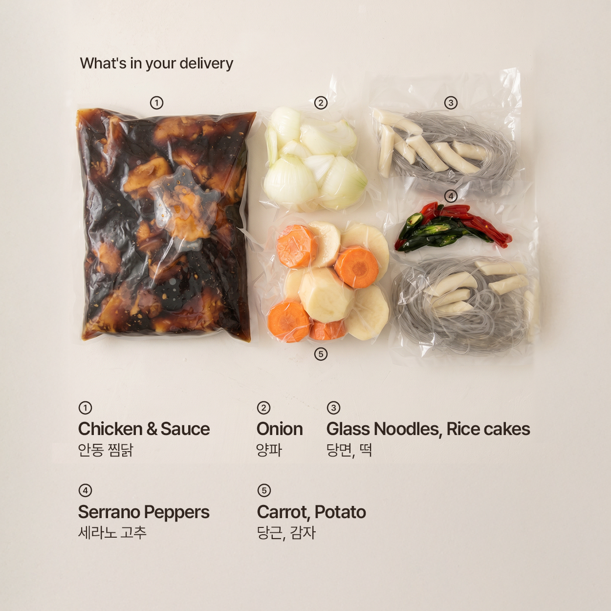 Close-up of Andong jjimdak, Korean soy-braised chicken | Banchan365