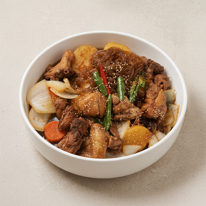 Serving details for Andong jjimdak, Korean soy-braised chicken | Banchan365