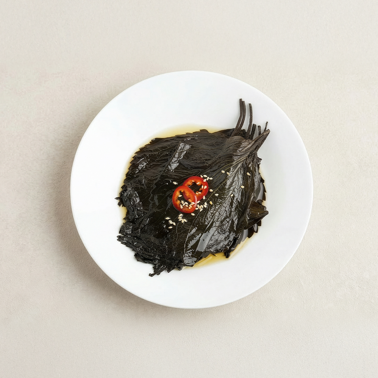 Ganjang kkaennip-jeorim (Korean soy-marinated perilla leaves) – large size | Banchan365