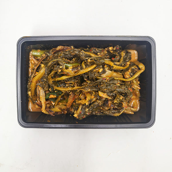 Siraegi doenjang-jijim (Korean dried radish greens with soybean paste) – packaged for delivery | Banchan365
