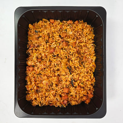 Spam kimchi-bokkeumbap (Korean Spam and kimchi fried rice) – packaged for delivery | Banchan365
