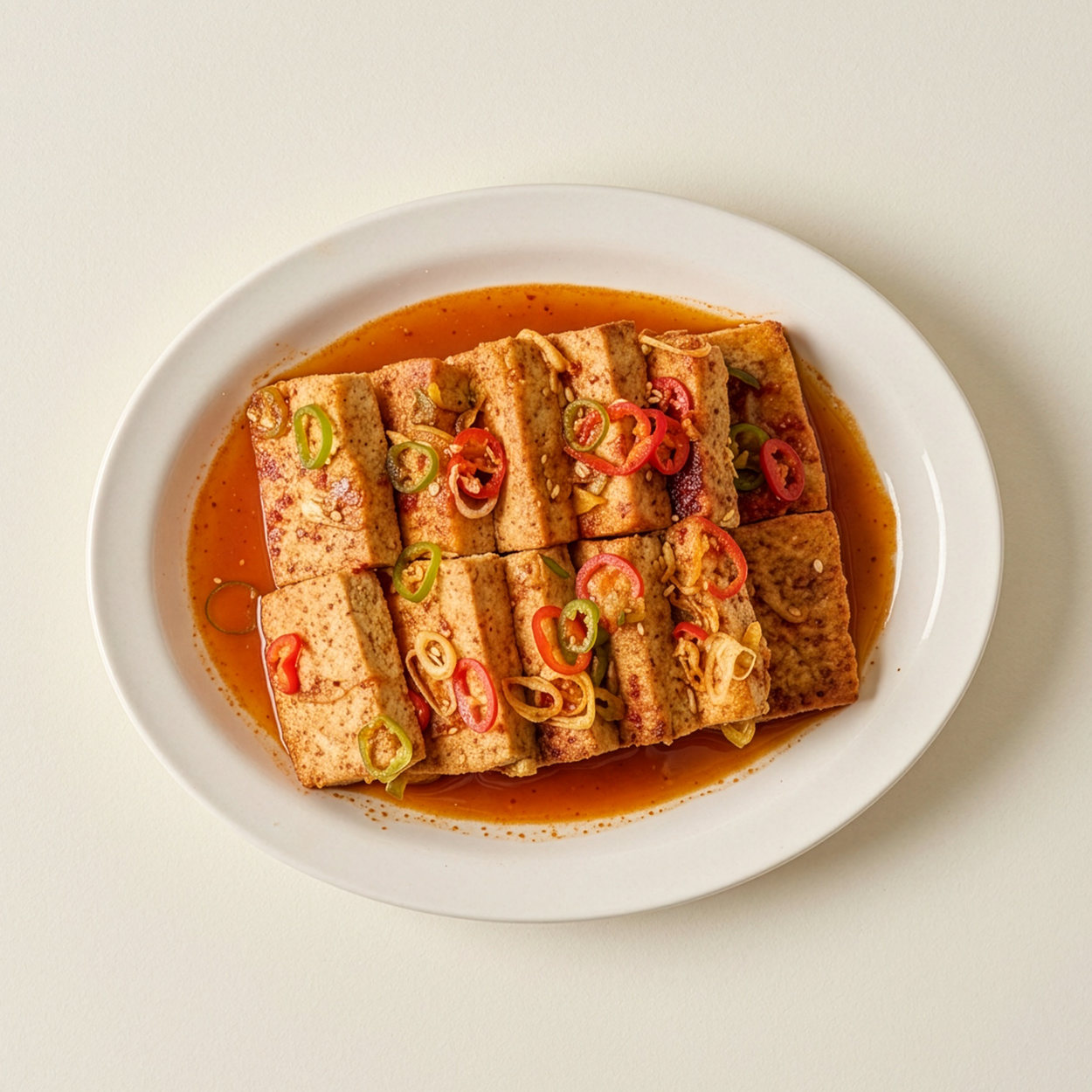 Dubu-jorim – Spicy Braised Tofu