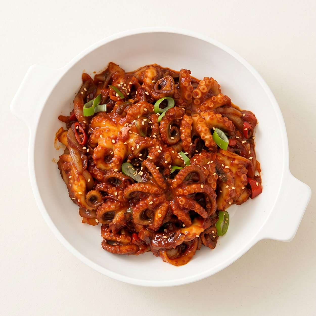 Jjukkumi-bokkeum – Korean spicy stir-fried baby octopus | Banchan365