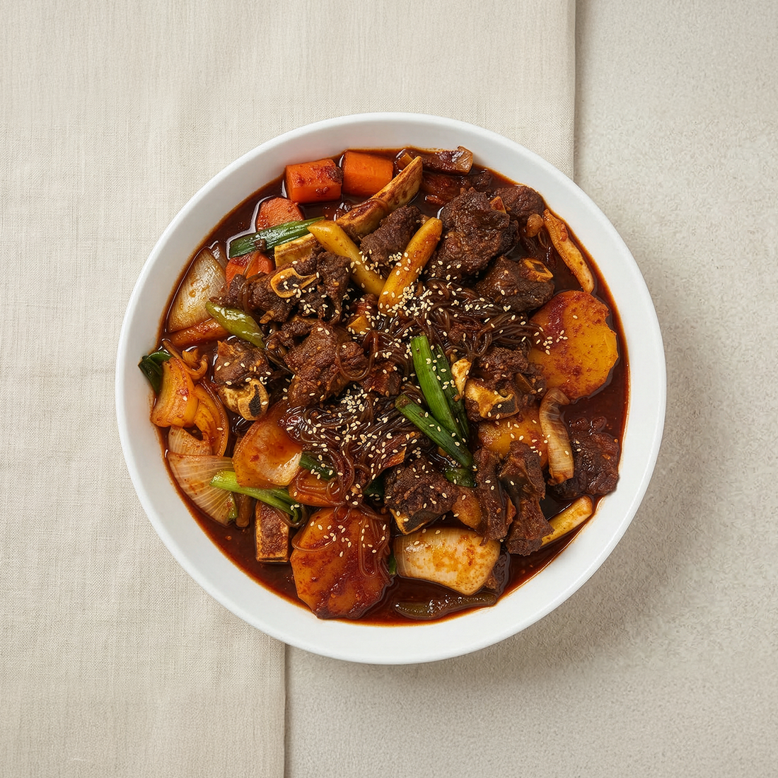 Maeun deunggalbi-jjim (Korean spicy braised beef back ribs) | Banchan365