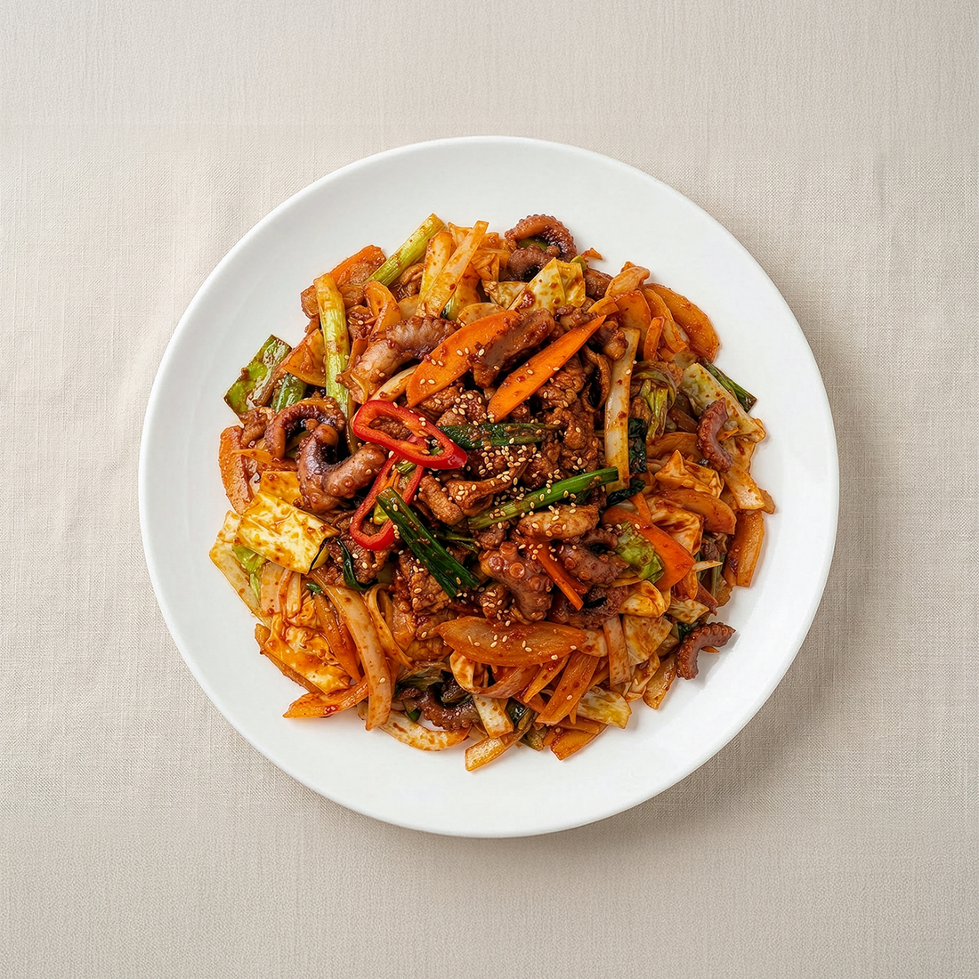 Nakji samgyeopsal (Korean octopus and pork belly stir-fry) – 1.5 lb | Banchan365