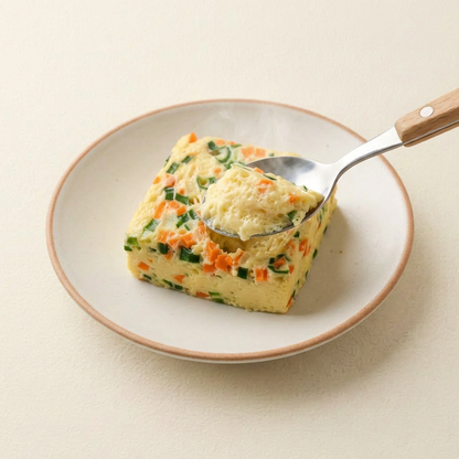 Gyeran-jjim – Steamed Egg with Vegetables