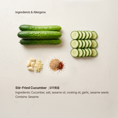 Oi-bokkeum – Korean stir-fried cucumber banchan | Banchan365