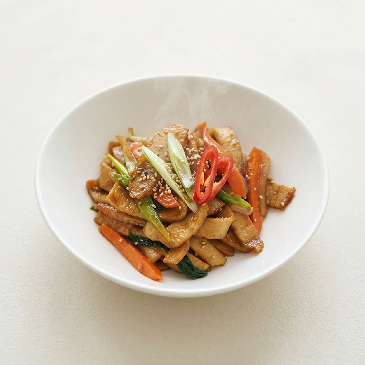 Eomuk-bokkeum – Korean stir-fried fish cake banchan | Banchan365