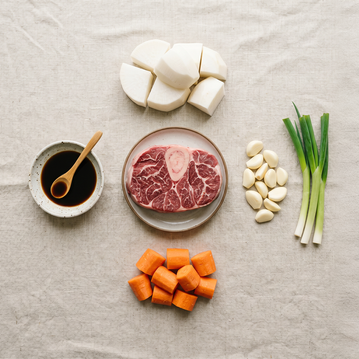 Sate-jjim (Korean braised beef shank) | Banchan365